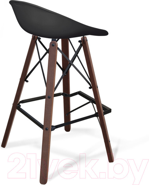 Изображение товара Стул барный Sheffilton SHT-ST19/S80 (черный/темный орех)