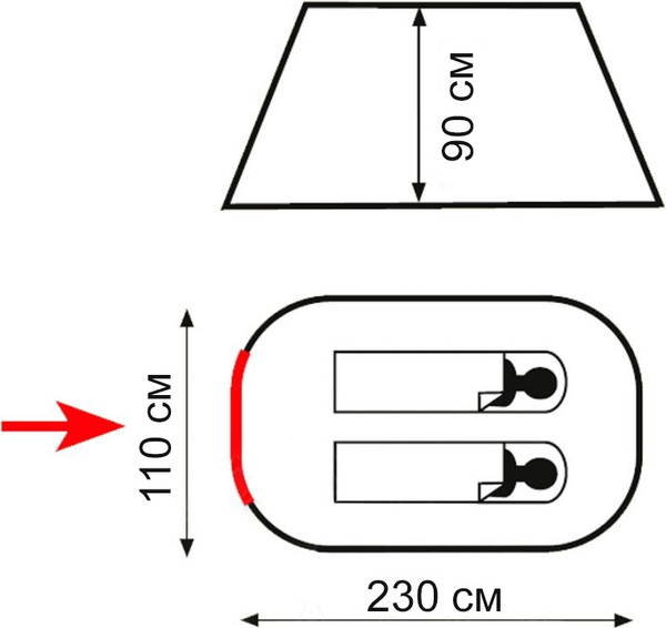 Изображение товара Палатка Totem Pop Up 2 / TTT-033