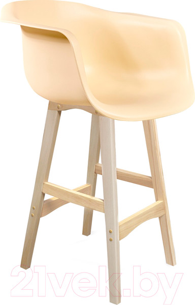 Изображение товара Стул барный Sheffilton SHT-ST31/S65 (бежевый/прозрачный лак)