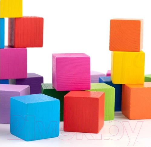 Изображение товара Развивающая игрушка Томик Кубики. Цветные / 1-45 (30шт)