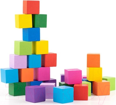 Изображение товара Развивающая игрушка Томик Кубики. Цветные / 1-45 (30шт)