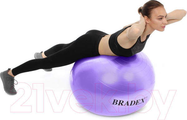 Изображение товара Фитбол гладкий Bradex 75 / SF 0719 (фиолетовый)