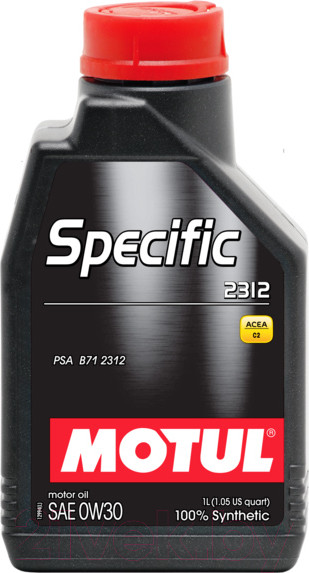 Изображение товара Моторное масло Motul Specific 2312 0W30 / 106413 (1л)