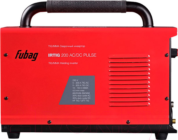 Изображение товара Инвертор сварочный Fubag IRTIG 200 AC/DC Pulse / 31564.1