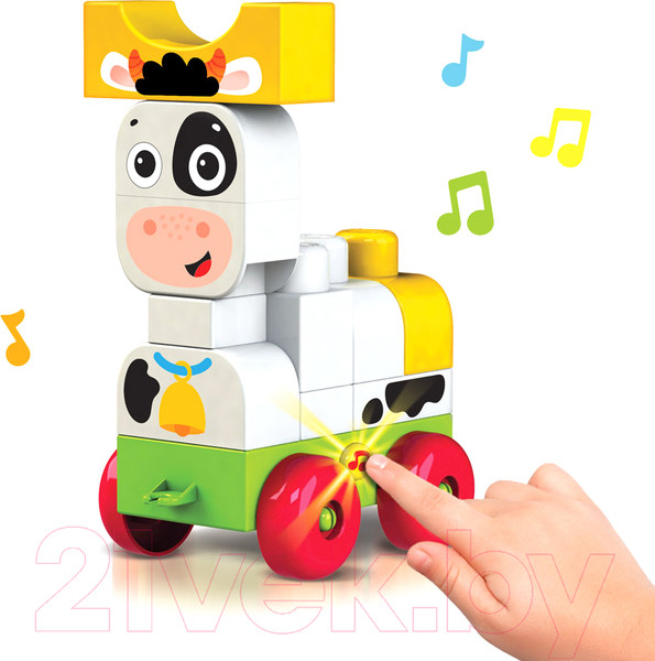 Изображение товара Развивающая игрушка Азбукварик Talky Blocks. Коровка / 2819