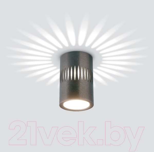 Изображение товара Точечный светильник Elektrostandard DLS026 7W 4200К (графит)