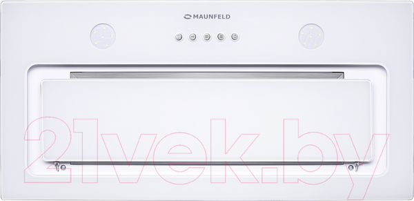 Изображение товара Вытяжка скрытая Maunfeld Trapeze 601GG (белый)