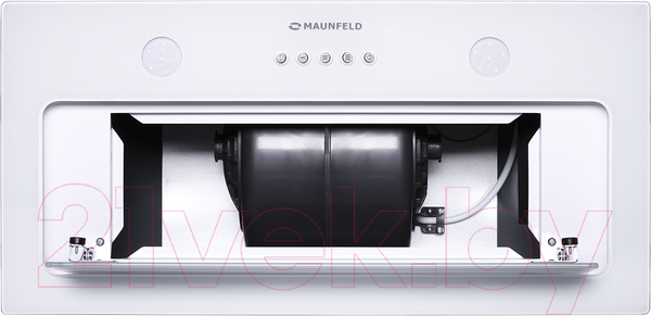 Изображение товара Вытяжка скрытая Maunfeld Trapeze 601GG (белый)