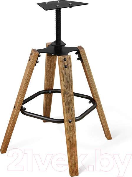 Изображение товара Стул барный Sheffilton SHT-ST35-2/S93 (лиственно-зеленый/браш. коричневый/черный)