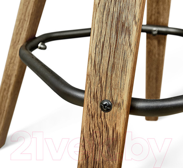 Изображение товара Стул барный Sheffilton SHT-ST35-2/S93 (лиственно-зеленый/браш. коричневый/черный)