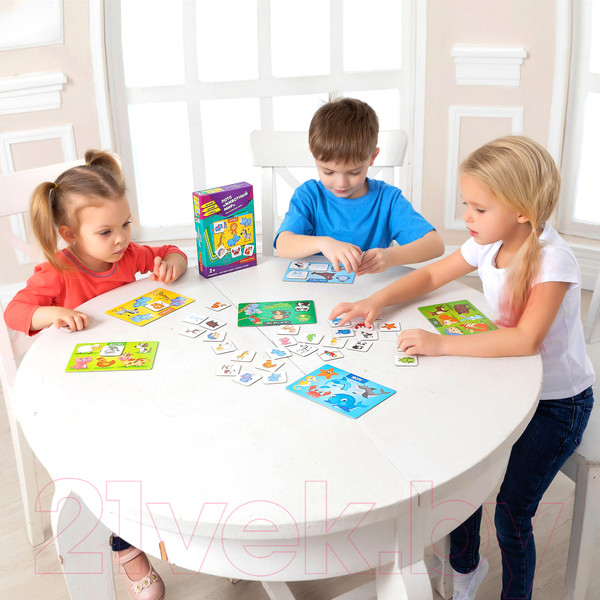 Изображение товара Лото Bondibon Лото. Животный мир / ВВ4870