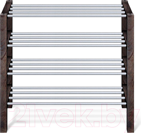 Изображение товара Полка для обуви Sheffilton Альберо SHT-SR9-4 (венге/алюм. металлик)