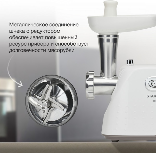 Изображение товара Мясорубка электрическая StarWind SMG2341 (белый)