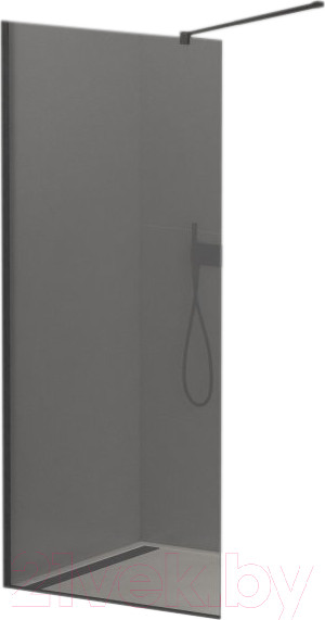 Изображение товара Душевая стенка Cezares LIBERTA-L-1-90-GR-NERO