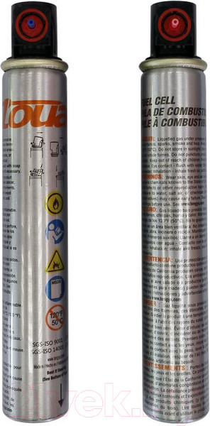 Изображение товара Баллон для газового гвоздезабивателя Toua 165A (зеленый)