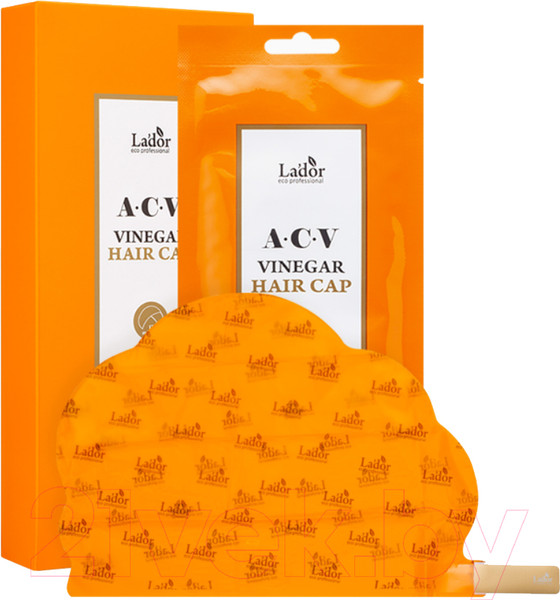 Изображение товара Маска для волос La'dor Acv Vinegar Hair Cap с яблочным уксусом (30г)