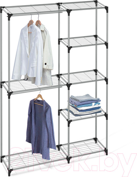 Изображение товара Вешалка для одежды Sheffilton SHT-WR125 (черный/хром лак)