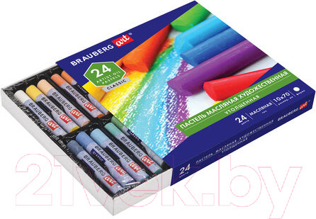 Изображение товара Набор масляной пастели Brauberg Art Classic / 181452 (24цв)