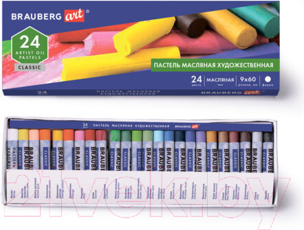 Изображение товара Набор масляной пастели Brauberg Art Classic / 181448 (24цв)
