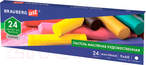 Изображение товара Набор масляной пастели Brauberg Art Classic / 181448 (24цв)