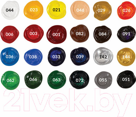 Изображение товара Акриловые краски Brauberg 191124 (24цв)