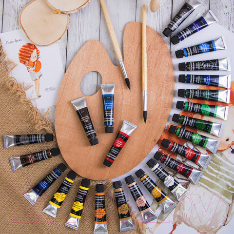 Изображение товара Акриловые краски Brauberg 191124 (24цв)