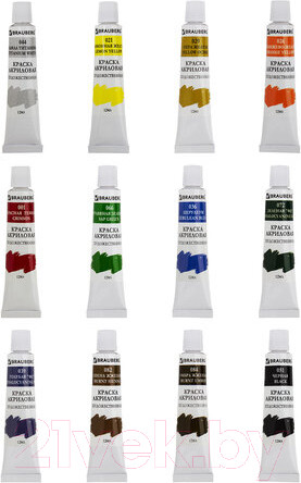 Изображение товара Акриловые краски Brauberg 191125 (12цв)