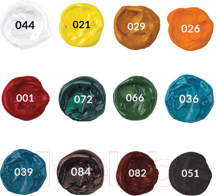 Изображение товара Акриловые краски Brauberg 191125 (12цв)