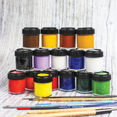 Изображение товара Гуашь Brauberg Art Classic / 191584 (16цв)