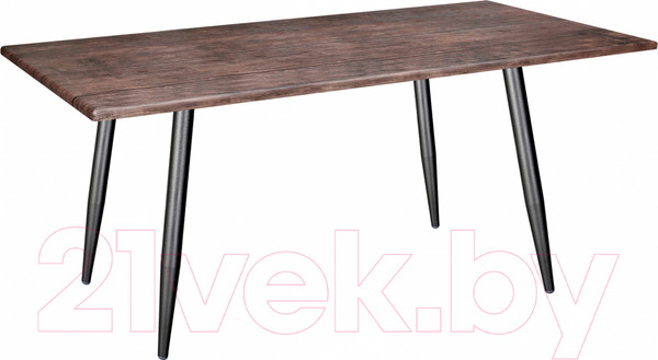 Изображение товара Обеденный стол Sheffilton SHT-TU14/120/80 МДФ (черный муар/палисандр)