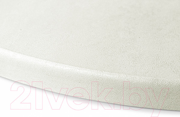 Изображение товара Обеденный стол Sheffilton SHT-TU14/120-80 МДФ овальный (черный муар/бетон крем)