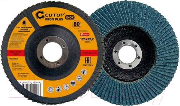 Изображение товара Шлифовальный круг Cutop Profi 72-125120