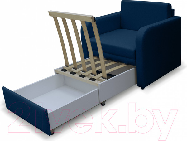 Изображение товара Кресло-кровать Brioli КК Пино Т (J17/темно-синий)