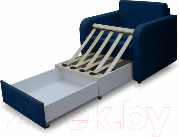 Изображение товара Кресло-кровать Brioli КК Пино Т (J17/темно-синий)