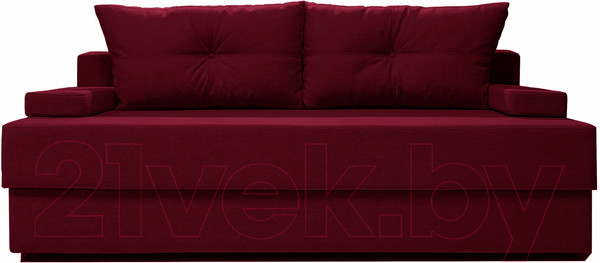 Изображение товара Диван Brioli Гаспар К (B48/вишневый)