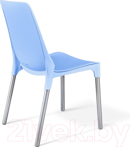 Изображение товара Стул Sheffilton SHT-S75 (голубой Pan 278/хром лак)