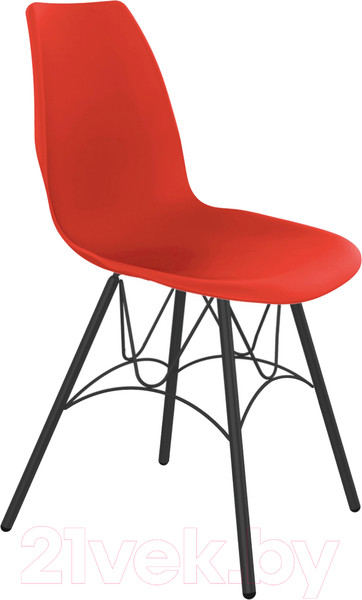 Изображение товара Стул Sheffilton SHT-ST29/S100 (красный RAL3020/черный муар)