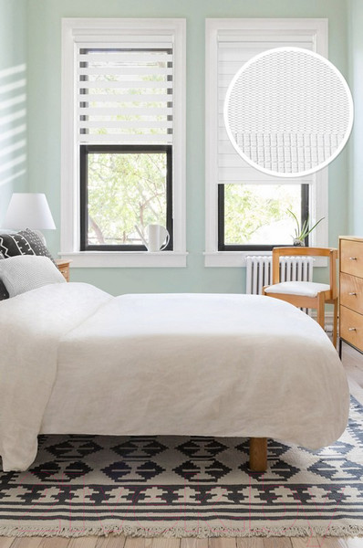 Изображение товара Рулонная штора Эскар День-Ночь 52x170 / 400501052 (белый)