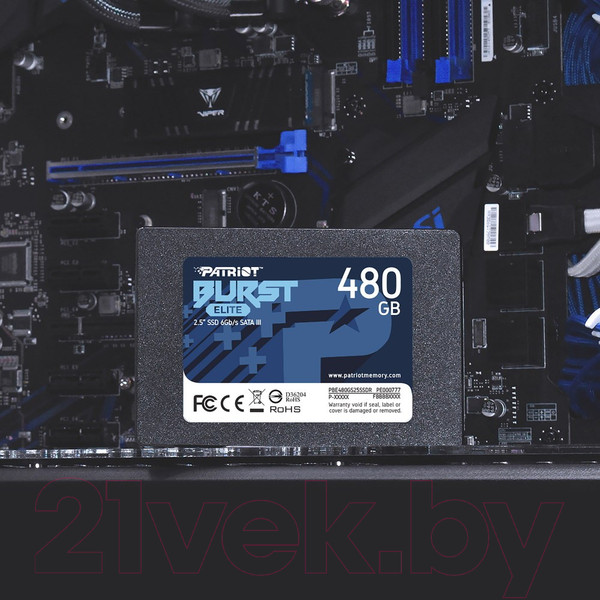 Изображение товара SSD диск Patriot Burst Elite 480GB (PBE480GS25SSDR)