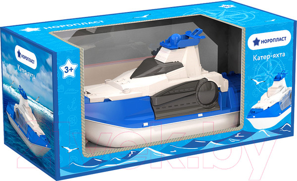 Изображение товара Катер игрушечный Нордпласт Амфибия / 379