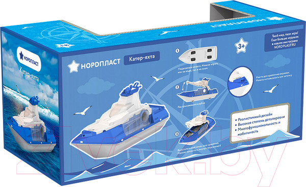 Изображение товара Катер игрушечный Нордпласт Амфибия / 379