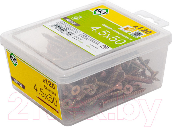 Изображение товара Саморез ЕКТ 4.5х50 / B007236 (120шт, желтый цинк)