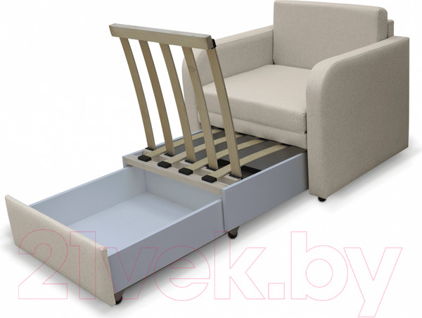 Изображение товара Кресло-кровать Brioli КК Пино Т (J1/кремовый)