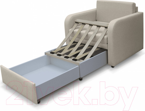 Изображение товара Кресло-кровать Brioli КК Пино Т (J1/кремовый)