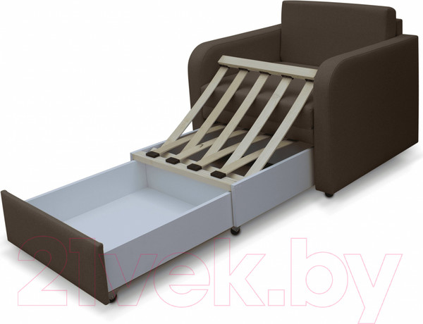 Изображение товара Кресло-кровать Brioli КК Пино Т (J5/коричневый)