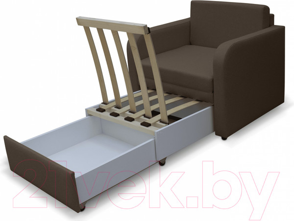 Изображение товара Кресло-кровать Brioli КК Пино Т (J5/коричневый)