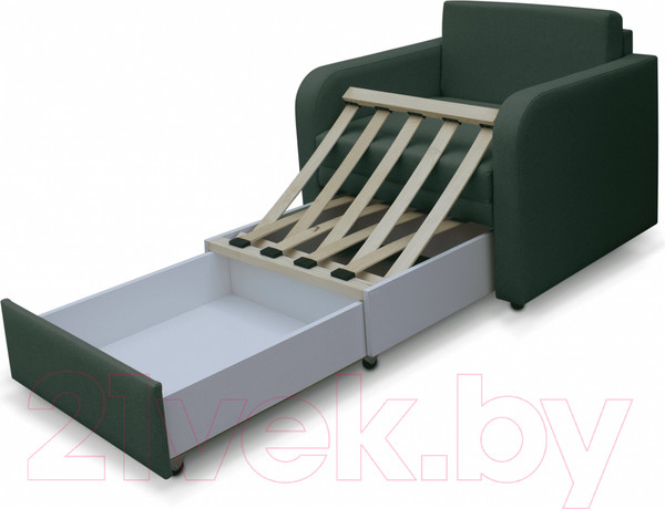 Изображение товара Кресло-кровать Brioli КК Пино Т (J8/темно-зеленый)
