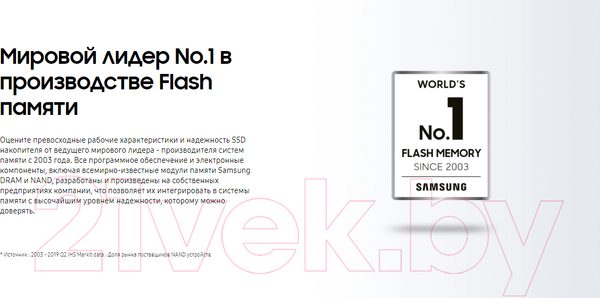 Изображение товара SSD диск Samsung 870 Evo 1TB (MZ-77E1T0BW)