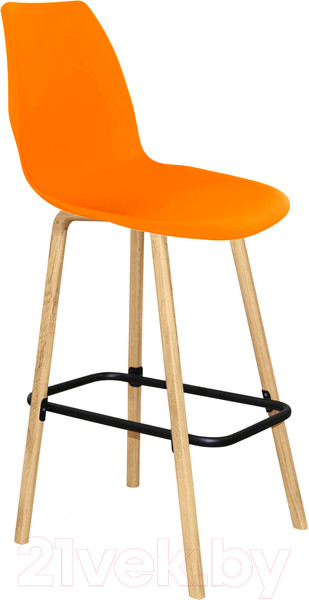 Изображение товара Стул барный Sheffilton SHT-ST29/S94 (оранжевый RAL2003/прозрачный лак/черный)