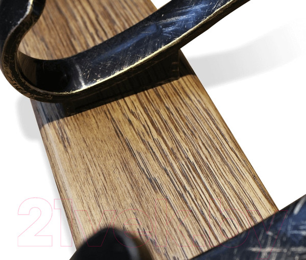 Изображение товара Вешалка для одежды Sheffilton SHT-WH20 (брашированный коричневый/черный золотая патина)